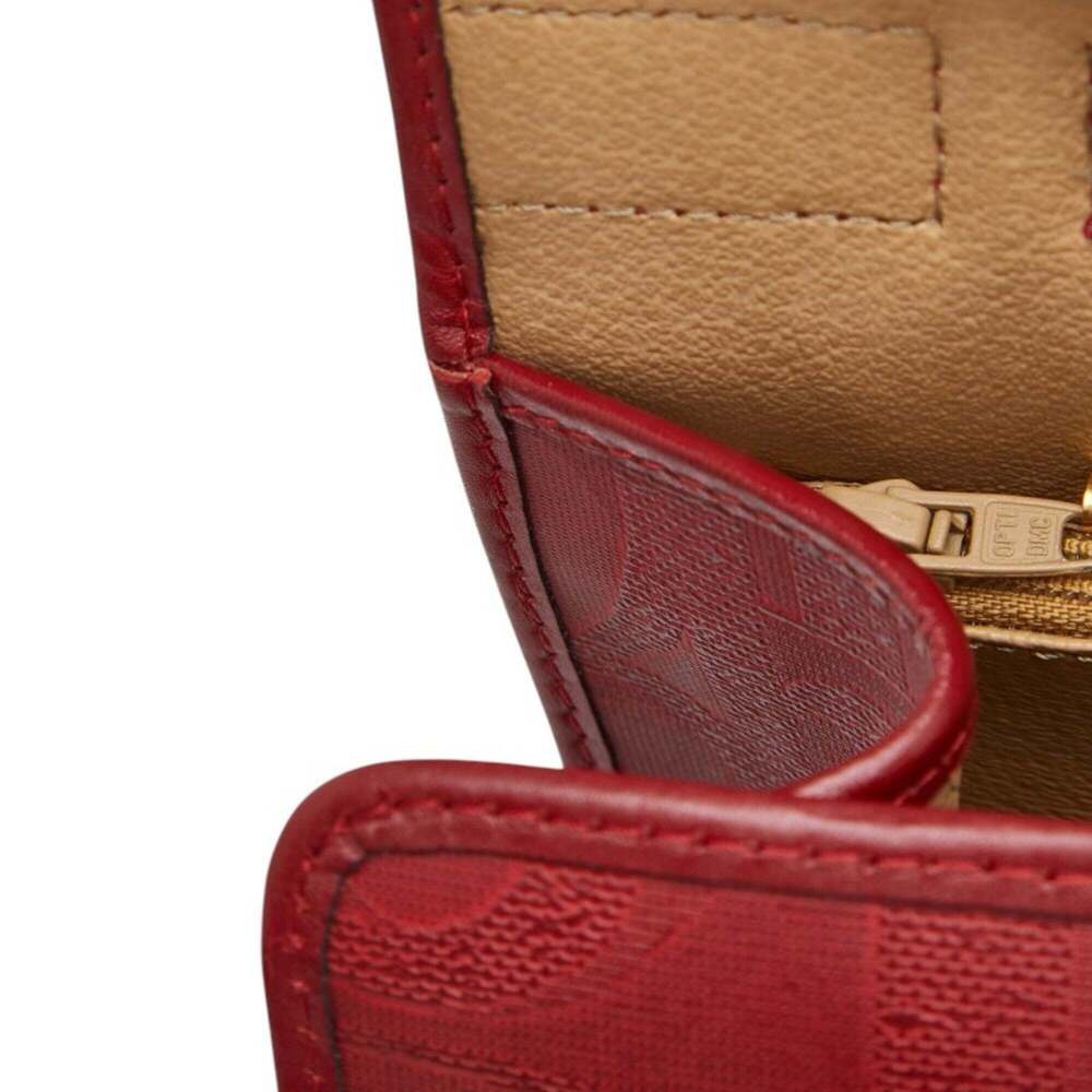 CHRISTIAN DIOR Red Leather Trotter Shoulder Bag - Picture 10 of 15